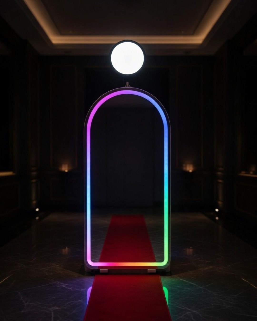 Photobooth miroir Valais animation événementielle premium