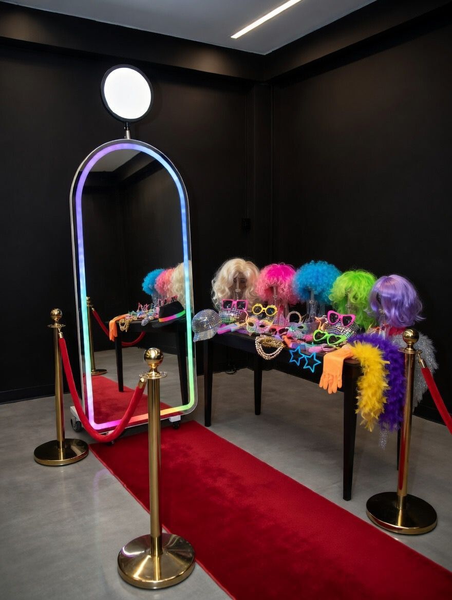 photobooth miroir installation valais service premium